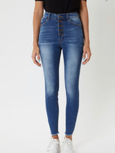 Load image into Gallery viewer, High Rise Button Fly Skinny Jeans

