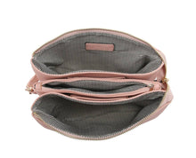 Load image into Gallery viewer, Izzy Faux Suede Crossbody w/ Two Guitar Straps

