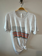 Load image into Gallery viewer, FREE Stripes Graphic T-Shirt-Gray
