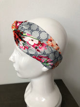 Load image into Gallery viewer, Floral Satin Elastic Headband
