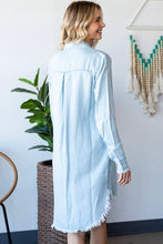 Load image into Gallery viewer, Tencel Shirt Dress-FINAL SALE
