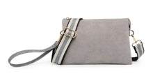 Load image into Gallery viewer, Izzy Faux Suede Crossbody w/ Two Guitar Straps
