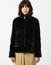 Load image into Gallery viewer, Bernardo Unreal Mink Fur Bomber Jacket
