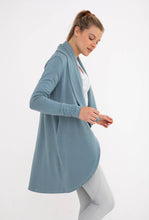 Load image into Gallery viewer, Fleece Lined Flowy Open Cardigan
