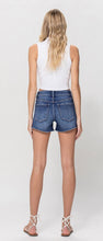 Load image into Gallery viewer, Vervet Mid-Rise Dark Stretch Shorts
