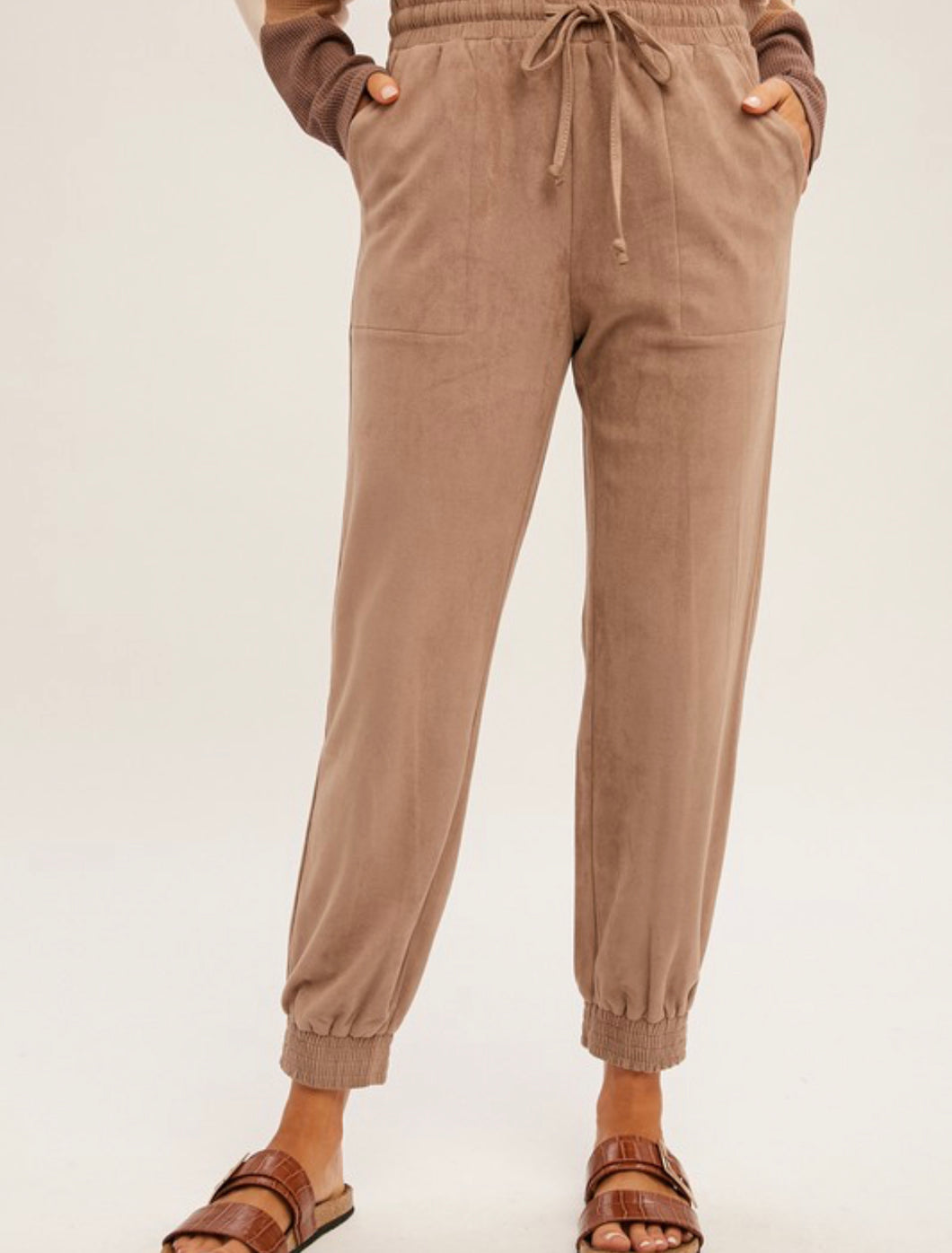 Sueded Joggers