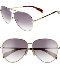Load image into Gallery viewer, Rag &amp; Bone 63mm Oversize Aviator Sunglasses
