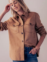 Load image into Gallery viewer, Suede Trucker Jacket
