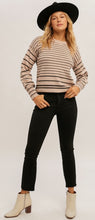 Load image into Gallery viewer, Stripe Mixed Color Block Sweater
