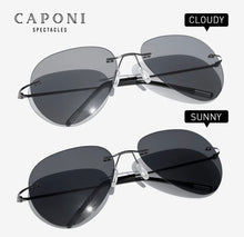 Load image into Gallery viewer, Polarized Unisex Rimless Aviation Sun Glasses

