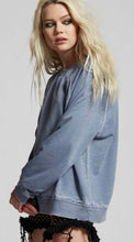 Load image into Gallery viewer, Recycled Karma - Vintage Blue Sweatshirt - FINAL SALE
