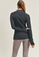 Load image into Gallery viewer, Waffled Long-Sleeve Top with Mock Neck
