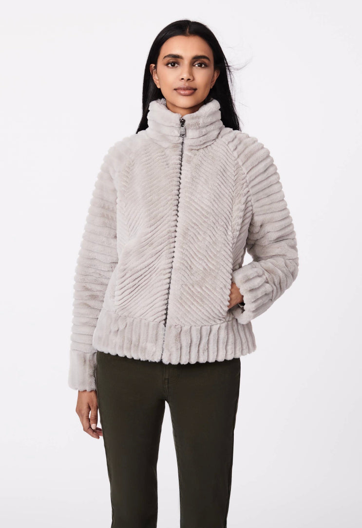 Bernardo Unreal Mink Fur Bomber Jacket - FINAL SALE