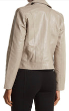 Load image into Gallery viewer, Bernardo Faux Leather Crop Jacket - Mink
