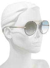 Load image into Gallery viewer, Rag &amp; Bone 59mm Round Metal Aviator Sunglasses
